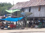 Satellite dish at Riung